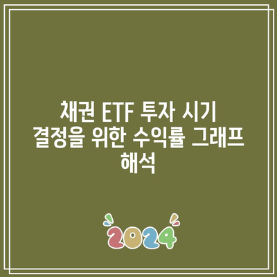 채권 ETF 투자 시기 결정을 위한 수익률 그래프 해석