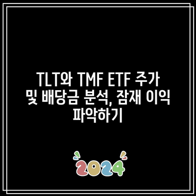 TLT와 TMF ETF 주가 및 배당금 분석, 잠재 이익 파악하기