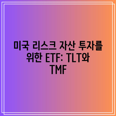 미국 리스크 자산 투자를 위한 ETF: TLT와 TMF