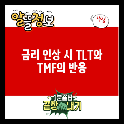 금리와 채권 ETF의 관계 이해하기: TLT, TMF