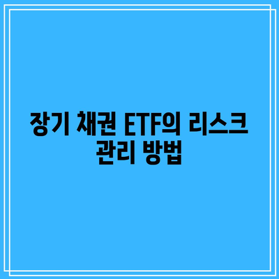 TMF로 미국 장기 채권 ETF 투자의 잠재력 탐구