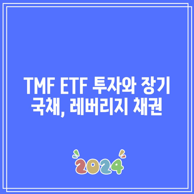 TMF ETF 투자와 장기 국채, 레버리지 채권