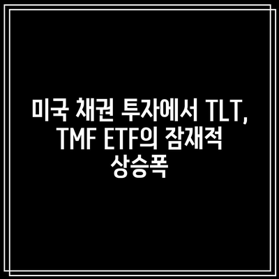 미국 채권 투자에서 TLT, TMF ETF의 잠재적 상승폭