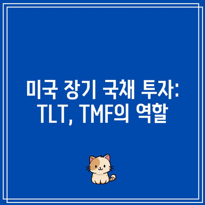 미국 장기 국채 투자: TLT, TMF의 역할