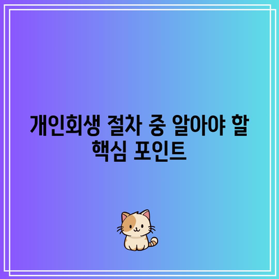 개인회생에서 확정된 변제 계획안