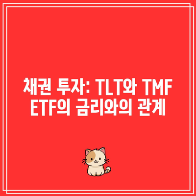 채권 투자: TLT와 TMF ETF의 금리와의 관계