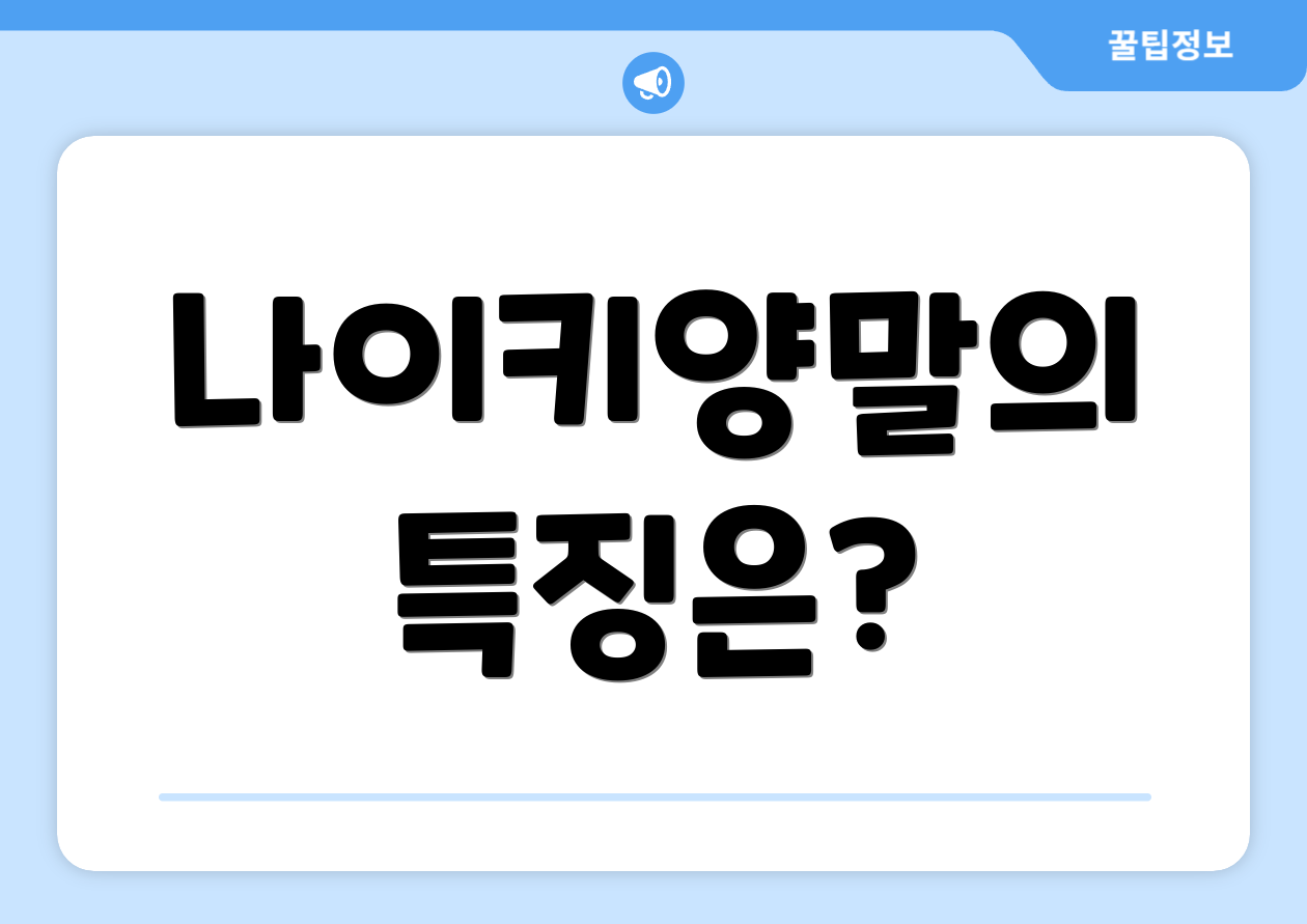 나이키양말의 특징은?