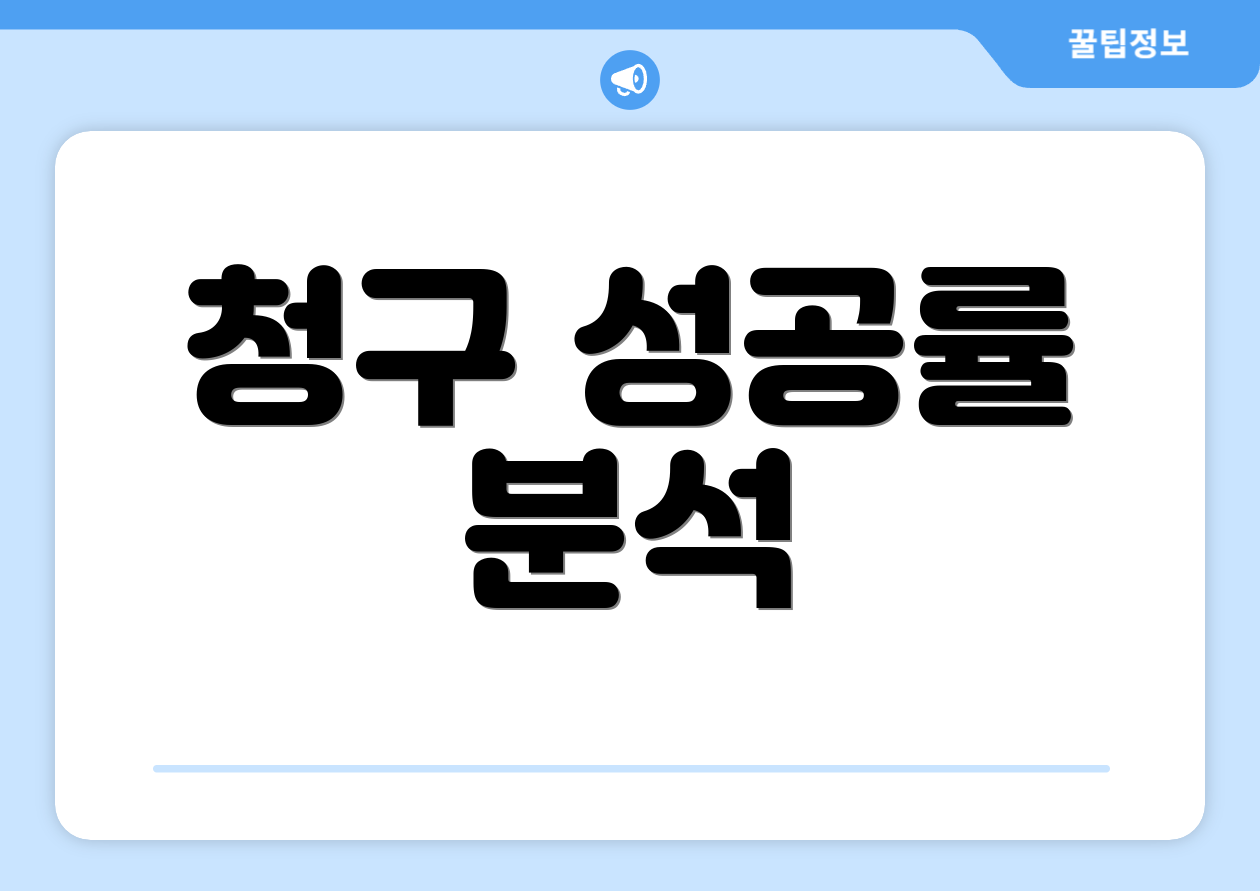 청구 성공률 분석