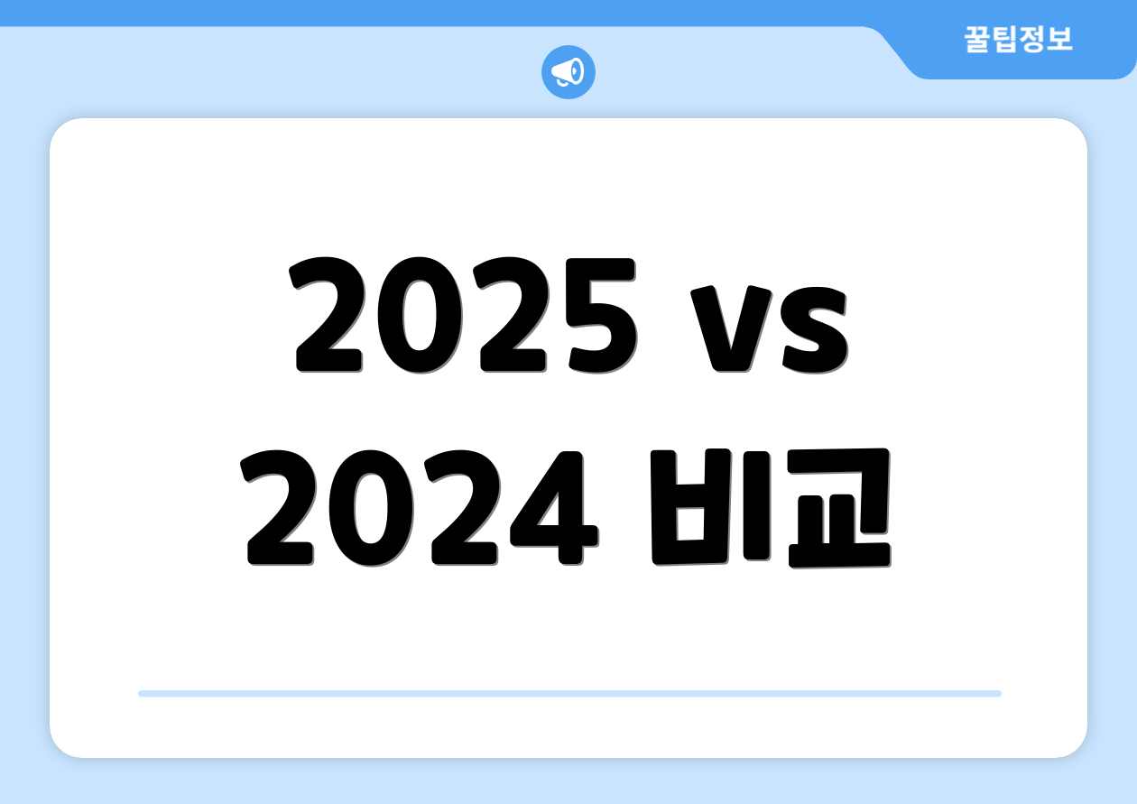 2025 vs 2024 비교
