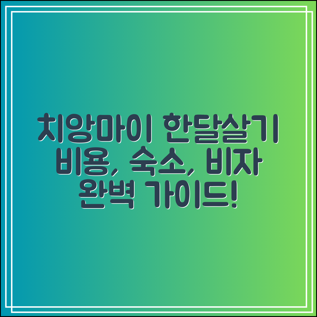 태국 치앙마이 한달살기|비용·숙소·비자 완벽 정리